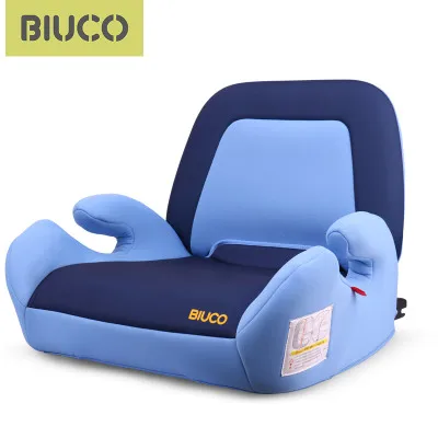 color5 BIUCO автомобильное кресло-бустер с разъемом ISOFIX детские автомобильные безопасные сиденья увеличенная Подушка сиденья подходит для детей От 3 до 12 лет - Цвет: color5