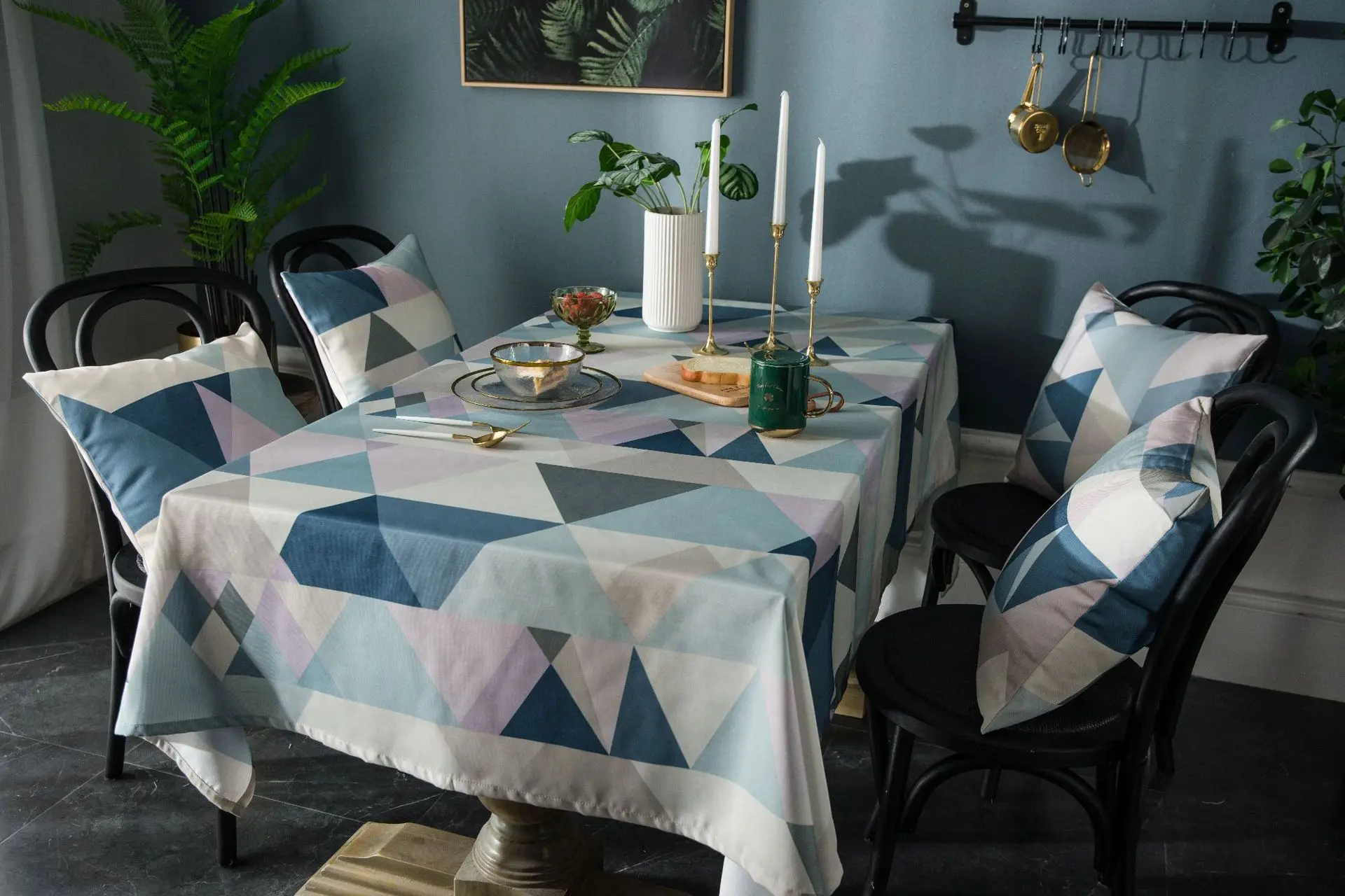Waterproof table cloth Nordic Geometric Printed Tablecloth Dining Table Coffee Table Cover For Restaurant Banquet Kitchen Decor