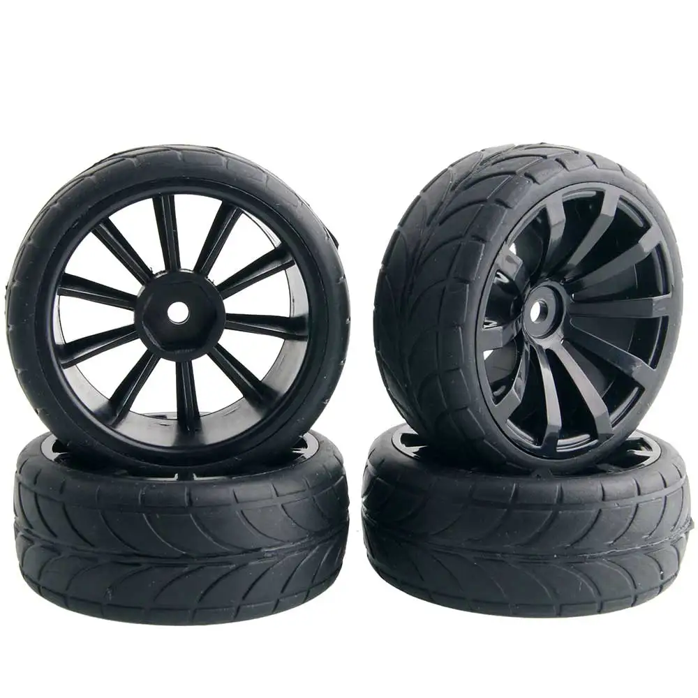 Гоночные колеса с шестигранной головкой 1/10 RC Onroad fouring + шины (4) 12 мм|hex 12mm|12mm hexwheel hex