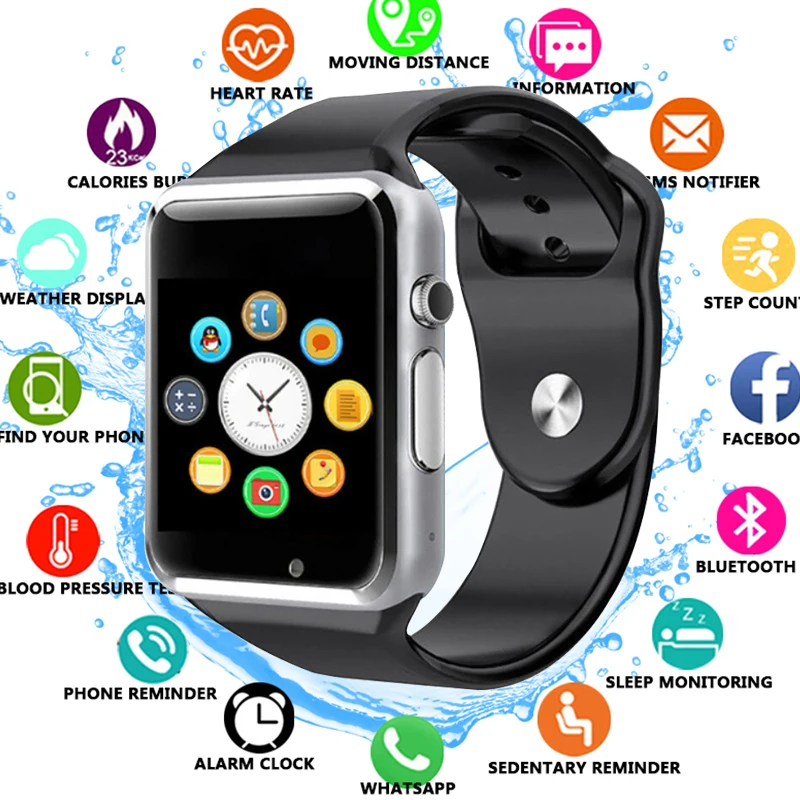 Новые Детские Смарт часы с шагомер Камера сим карты TF вызова Smartwatch для Xiaomi Huawei HTC