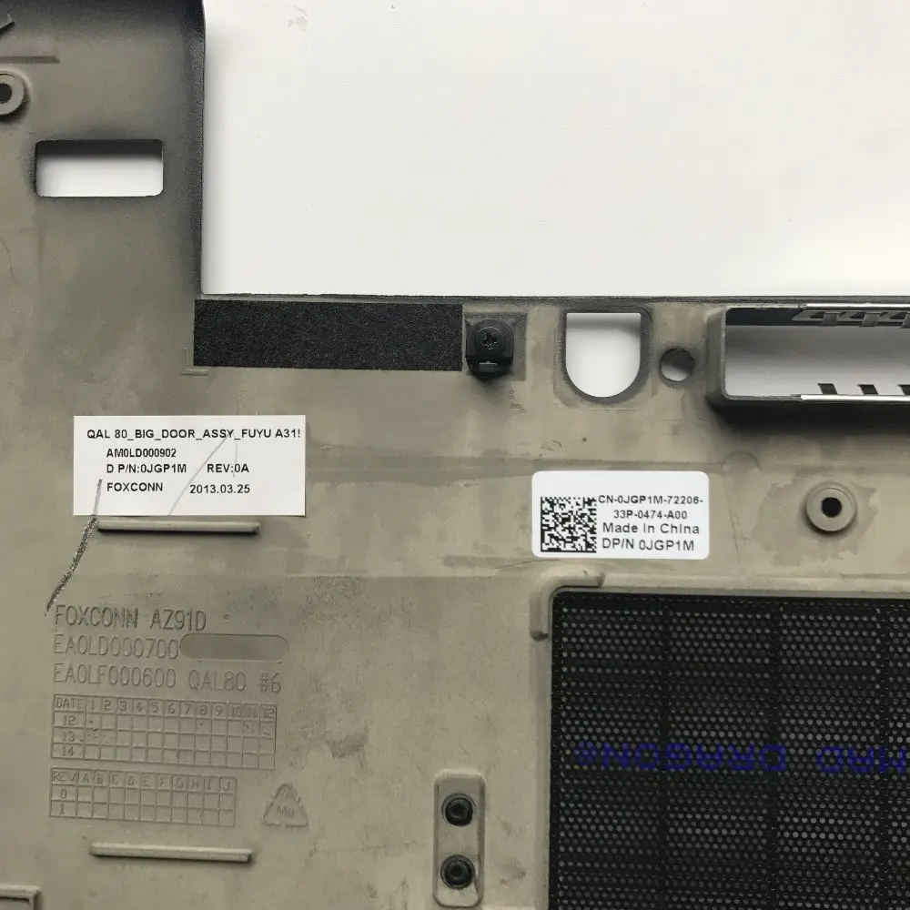 Брендовый Новый нижний чехол для Dell Latitude E6430 черная Нижняя большая дверь 0JGP1M