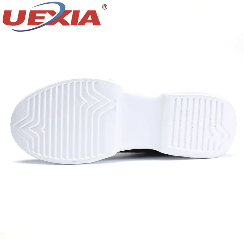 UEXIA/модные кроссовки мужские повседневные Зимние Теплые ботильоны на шнуровке с