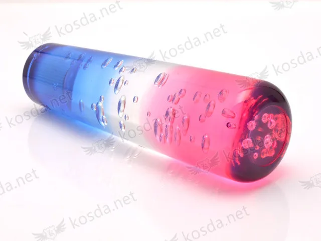 Автоматическая прозрачная ручка переключения передач с подсветкой JDM Bubble Subulate восьмиугольная ручка переключения 300 мм 30 см с 3 резьбой