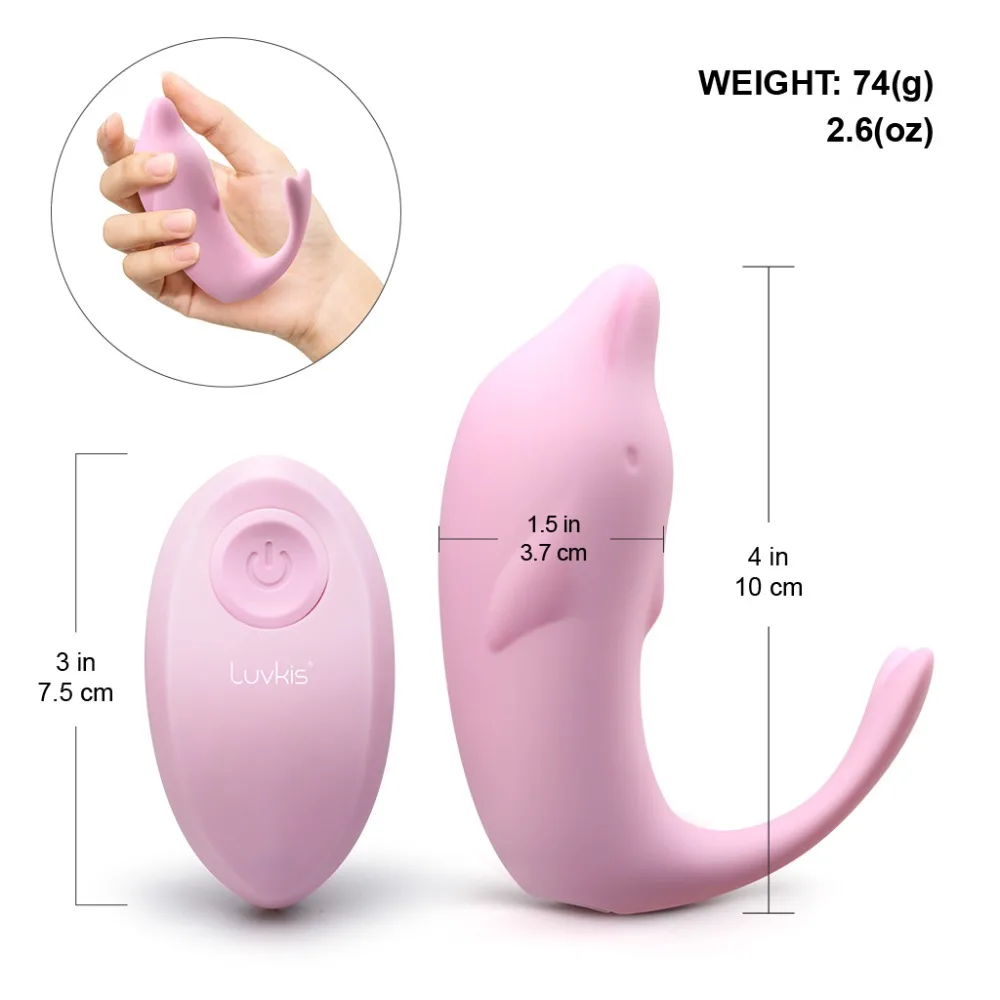 Luvkis 10 скоростей дистанционного управления G Spot Bodysafe силиконовые вагинальный