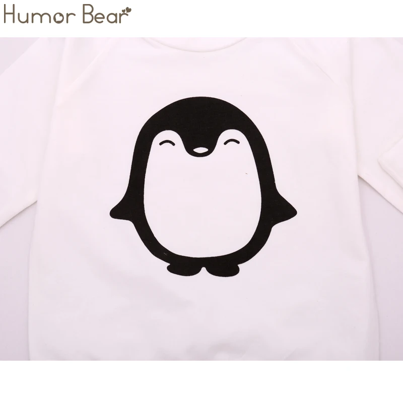 Humor Bear/Новая модная детская одежда, одежда для малышей, одежда для маленьких девочек, осенний костюм с длинными рукавами+ штаны, Одежда для младенцев