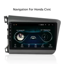 9 &quot2.5D IPS Android 8 1 автомобильный DVD GPS плеер для Honda Civic 2012 2013 2014 2015