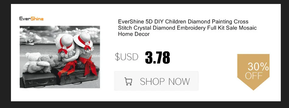 EverShine Santa Claus Diamond Painting Full Round Diamond Embroidery Cross Stitch Diamond Mosaic Christmas Decoration For Home