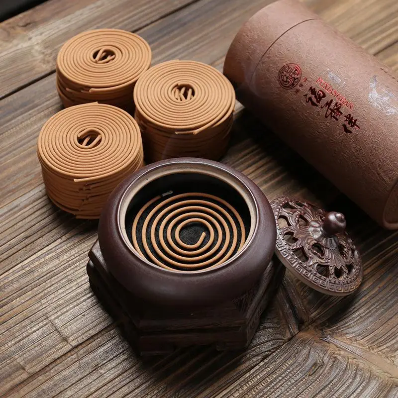 

120pcs/Box Natural Backflow Fragrant Incense Cones Sandalwood Coil Aromatherapy Fragrance Zen Home Toiler Hygienic Fragrance