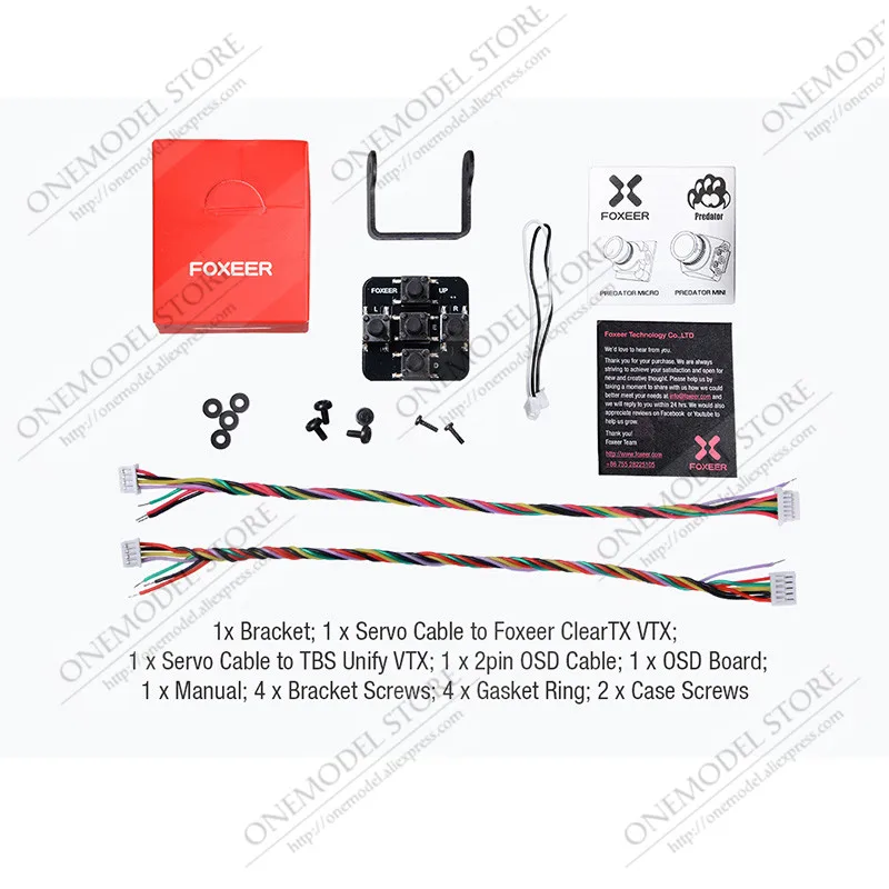 Новый Foxeer Predator Micro V3 гоночный всепогодный FPV камера 16:9/4:3 PAL/NTSC переключаемый Супер
