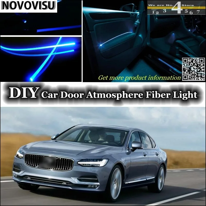 Нововису для Volvo S90 V90 940 960 комнатный светильник атмосферный волоконно оптический