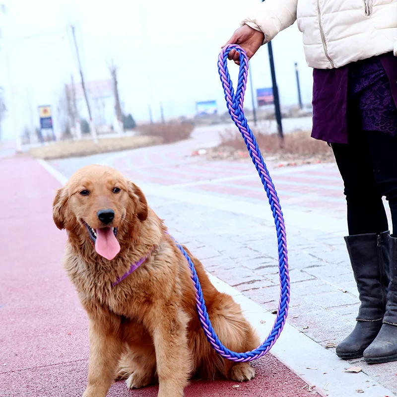 Нейлон adjustableleash Товары для домашних животных больших собак поводок воротник жгут