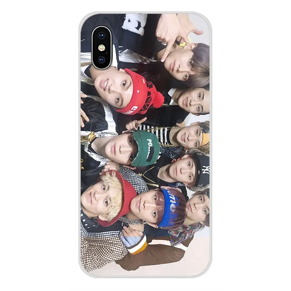 NCT 127 Kpop Boy group для Apple iPhone X XR XS MAX 4 4S 5 5S 5C SE 6 6S 7 8 Plus ipod touch Аксессуары чехлы телефонов |