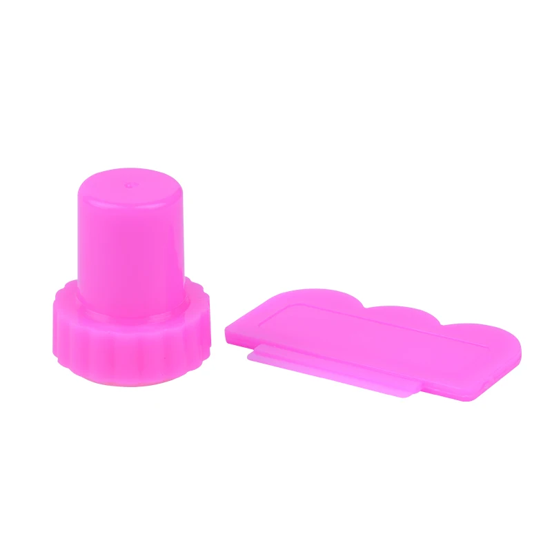 Новый дизайн ногтей розовый цвет пластиковое изображение штамповки пластины