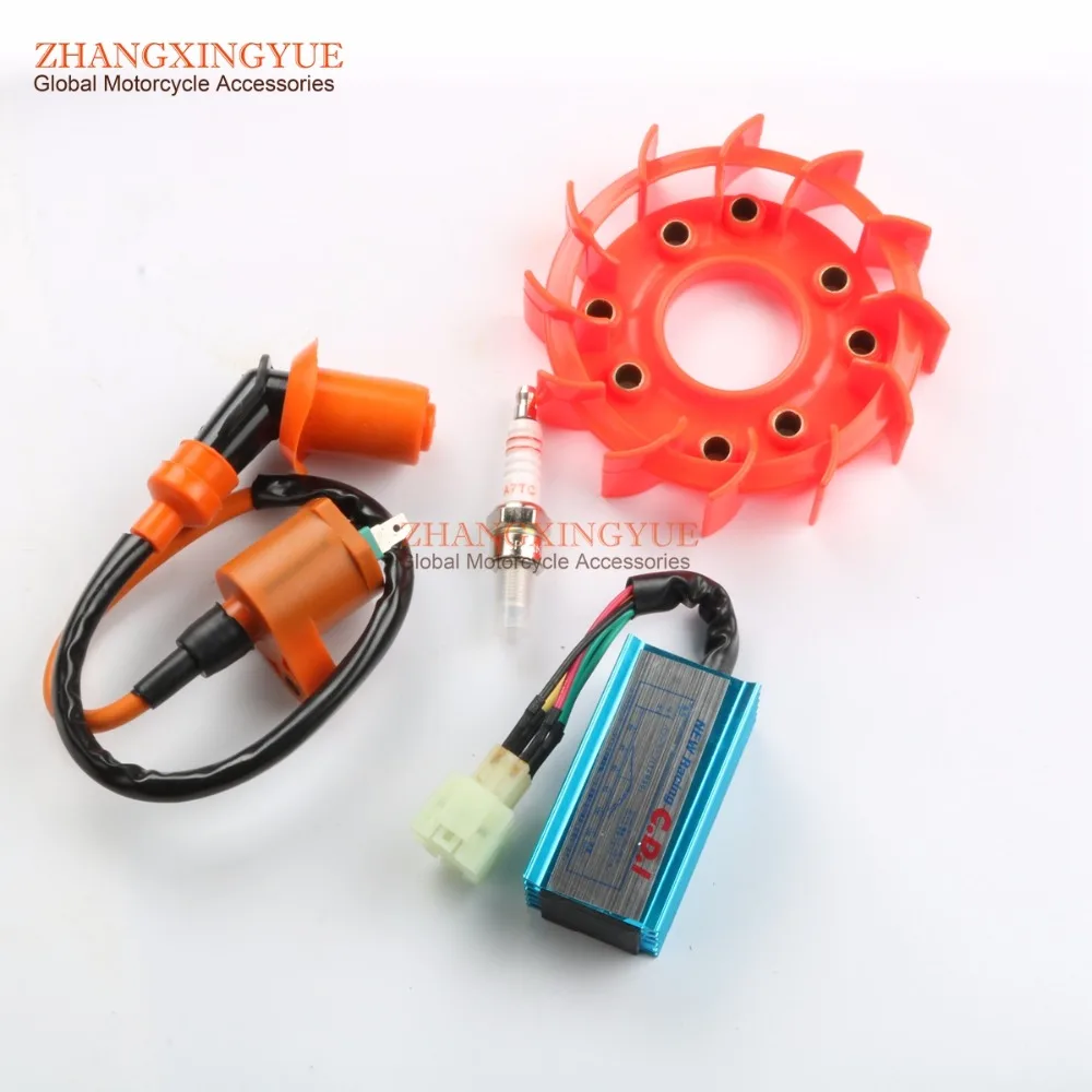 Цилиндрический комплект с большим отверстием 63 мм камера A9 Racing AC CDI катушка