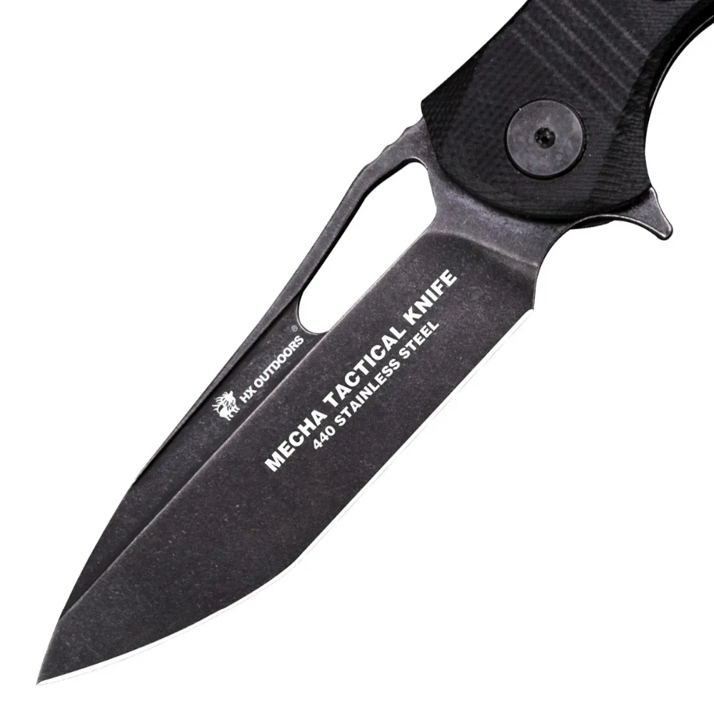 Hx Outoors механические ножи, складные ножи, лезвие 440C, Ручка G10, тактический инструмент для кемпинга, охотничий нож для выживания, Прямая поставка