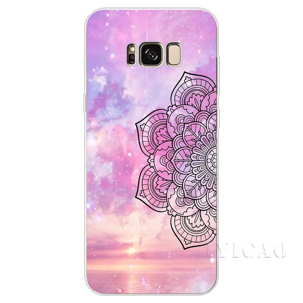 IYICAO Мандала жесткий чехол для Samsung Galaxy S6 S7 край S8 S9 S10 плюс S10e Note 8 9