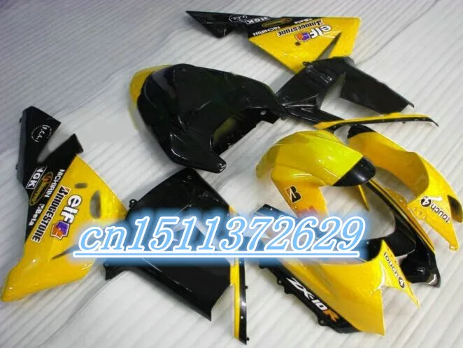 

Dor-Fairings for motorcycle Kawasaki ZX10R 04 05 yellow black 2004 2005 ZX-10R fairing kits D