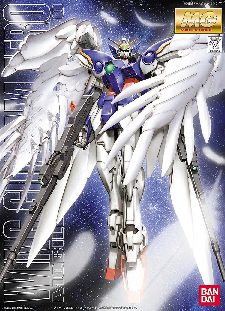 Bandai Gundam MG 1/100 WING ZERO Mobile Suit сборные модели экшн фигурки пластмассовые игрушечные