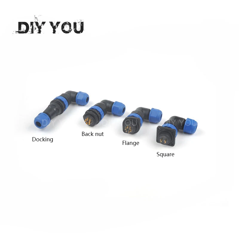 SP16 IP68 водонепроницаемый док авиационным соединителем с разъемом папа и муфтовый