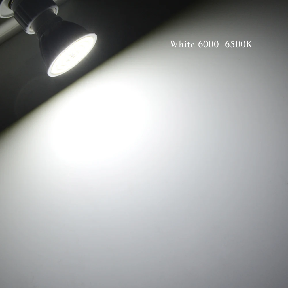 220 В GU10 MR16 2835 5730 SMD Светодиодная лампа прожектор светодиодная GU5.3 Lamparas точечный