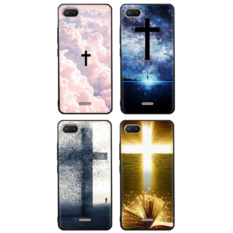 Bible Jesus Christ Christian Cross Soft Phone Cover Case for Redmi K20 5 6 7 A S2 GO Note 8 Pro 4 4X | Мобильные телефоны и