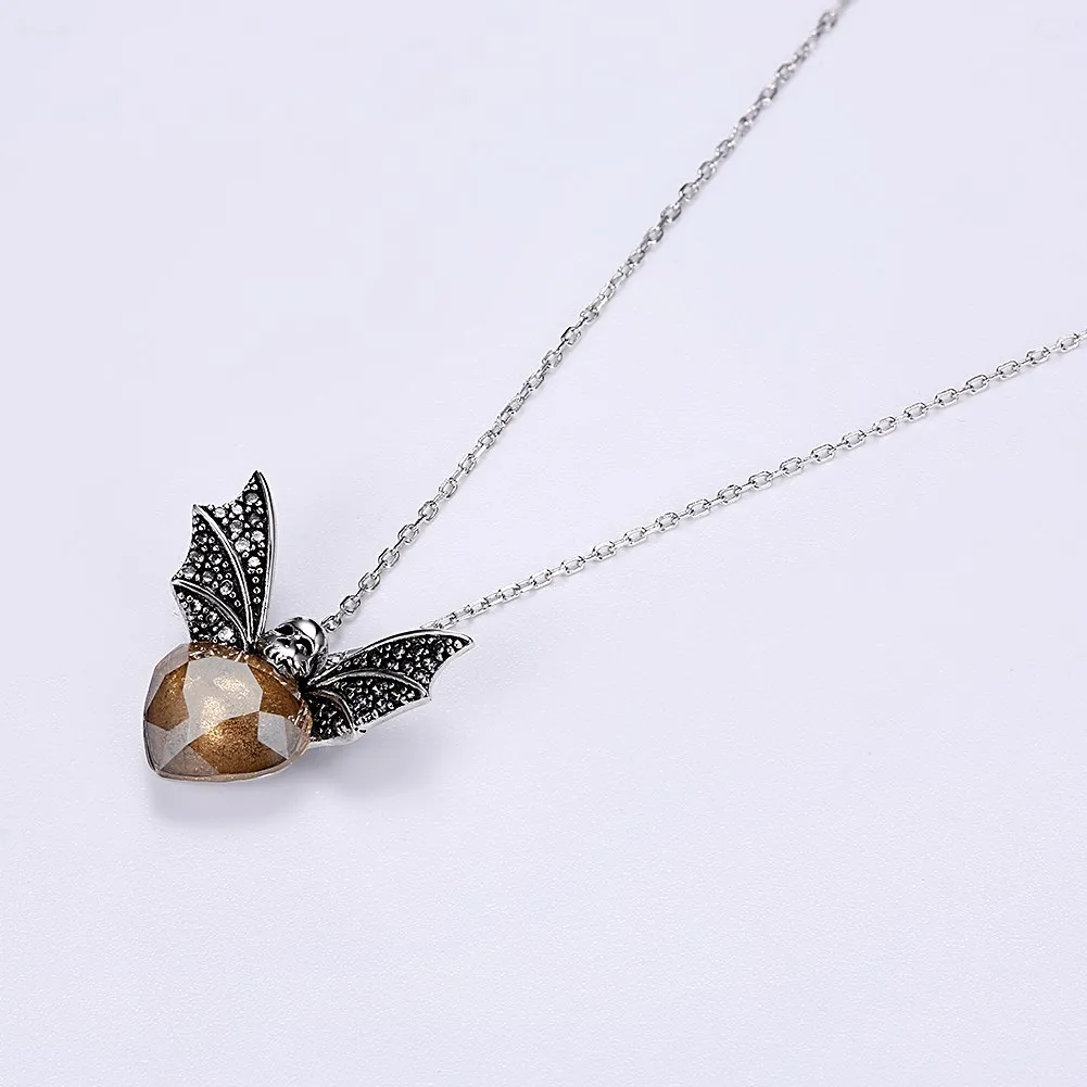 INALIS новый стиль 925 пробы Серебряные Кристаллы от Swarovski Ласточка летучая мышь