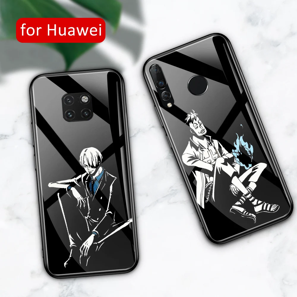 Для huawei nova 5 Чехол стеклянная задняя крышка цельный чехол для Huawei mate 9 10 20 pro 20x lite RS