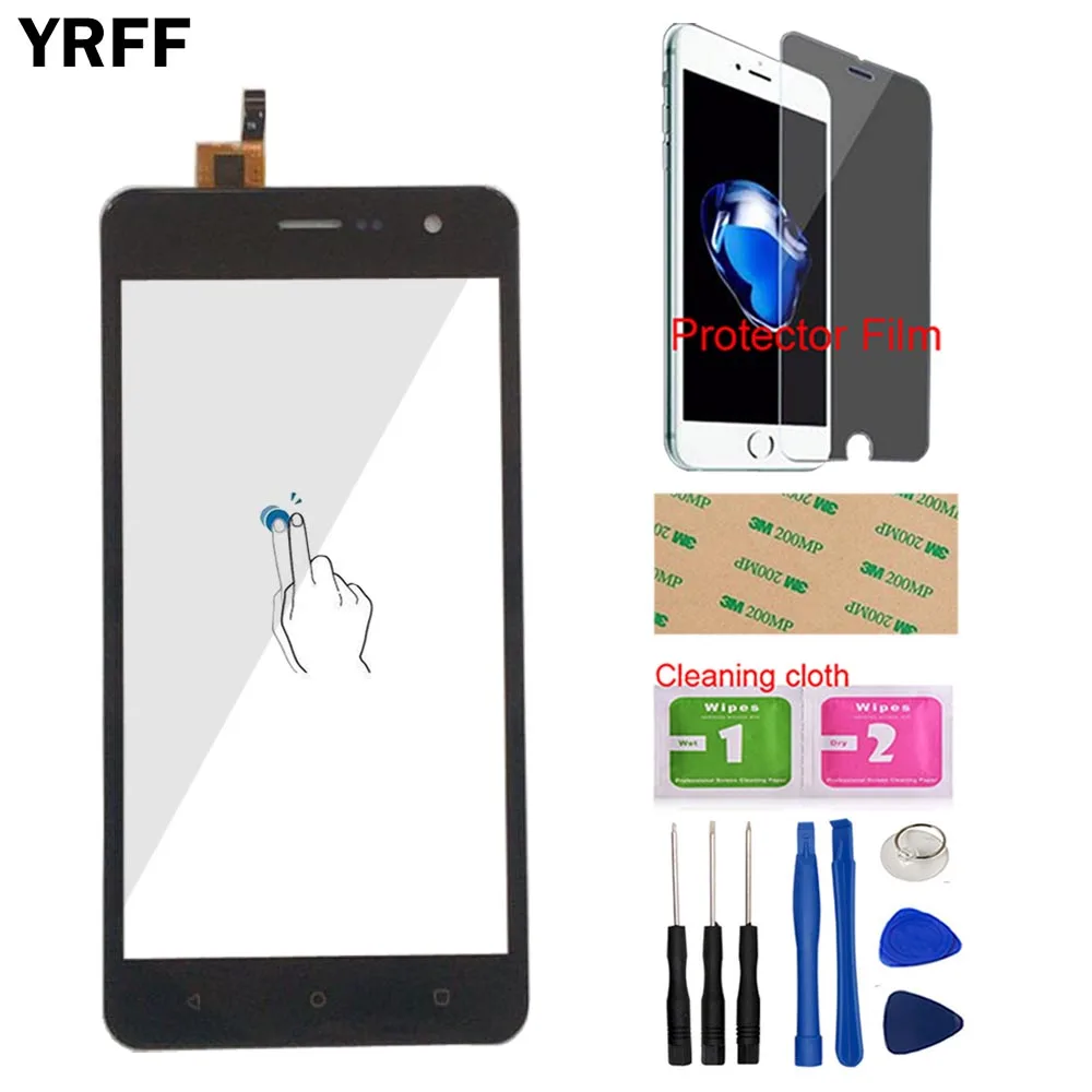 

Mobile Touch Screen Front Outer Glass For Fly Champ FS529 FS 529 Touch Screen Digitizer Panel Lens Sensor Tools Protector Film