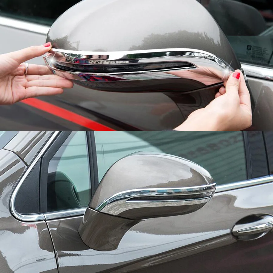 

2 шт., наклейки на зеркало заднего вида для BUICK ENVISION 2014 Chrome
