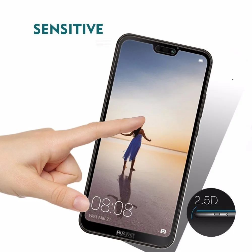 Для Huawei P20 Lite закаленное стекло полное покрытие защита экрана пленка Закаленное