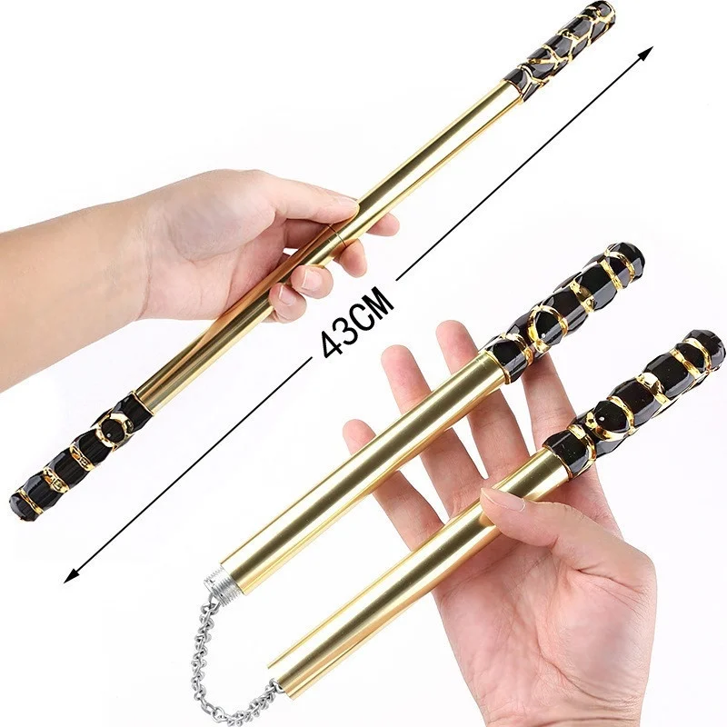 Обезьяна Король Золотой Cudgel стиль нунчакус нержавеющая сталь цинковый сплав