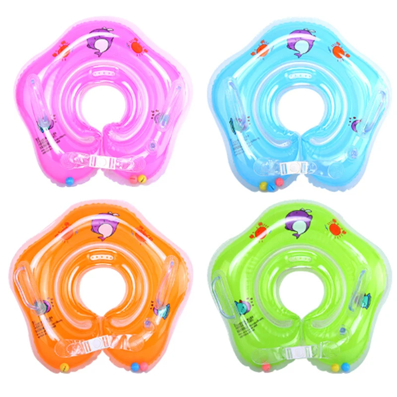 Милое детское кольцо для плавания с вырезом-капелькой и дельфином Надувное