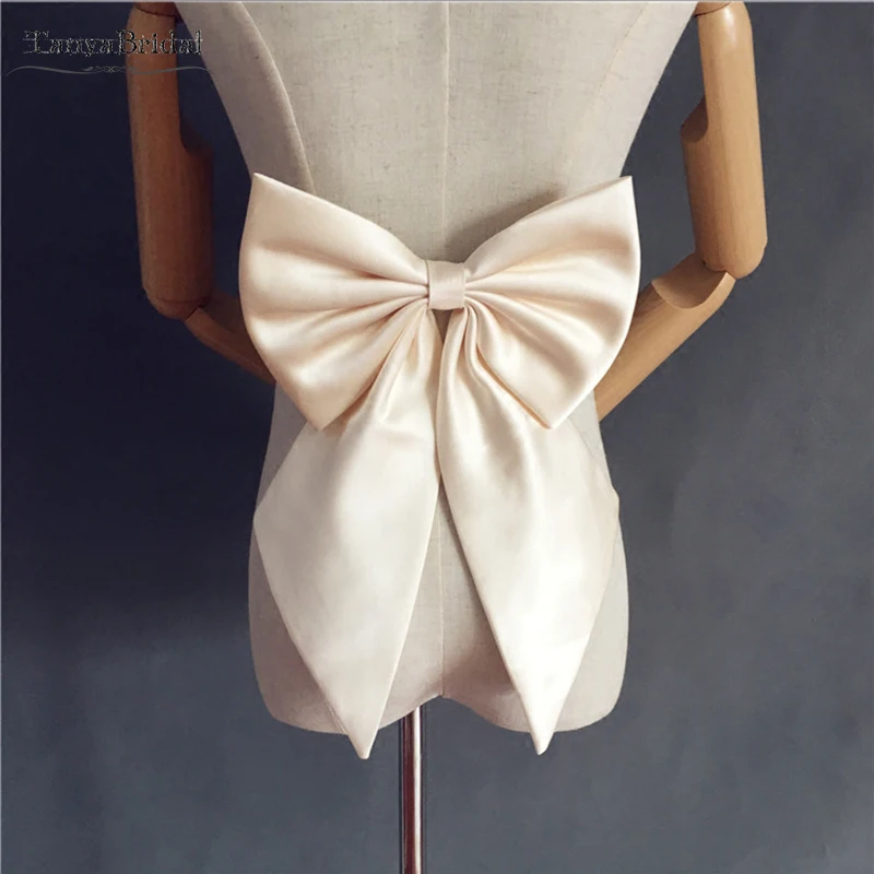 

Simple Satin Bow Tie Wedding Blet Bridal Wedding Accessories Sashes Bow DY015