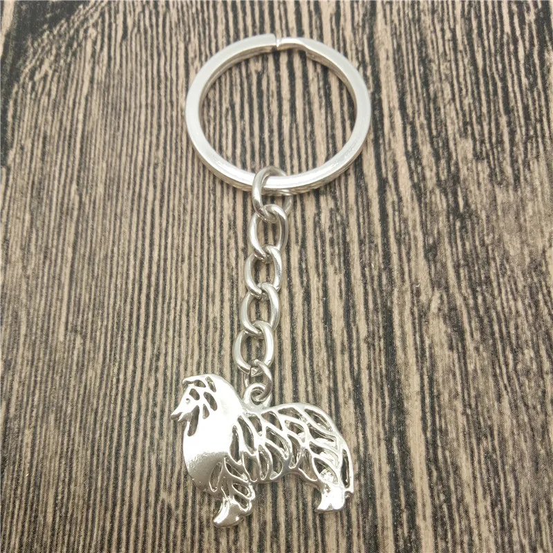 Брелок для ключей колли Модная бижутерия домашних питомцев женщин и мужчин |