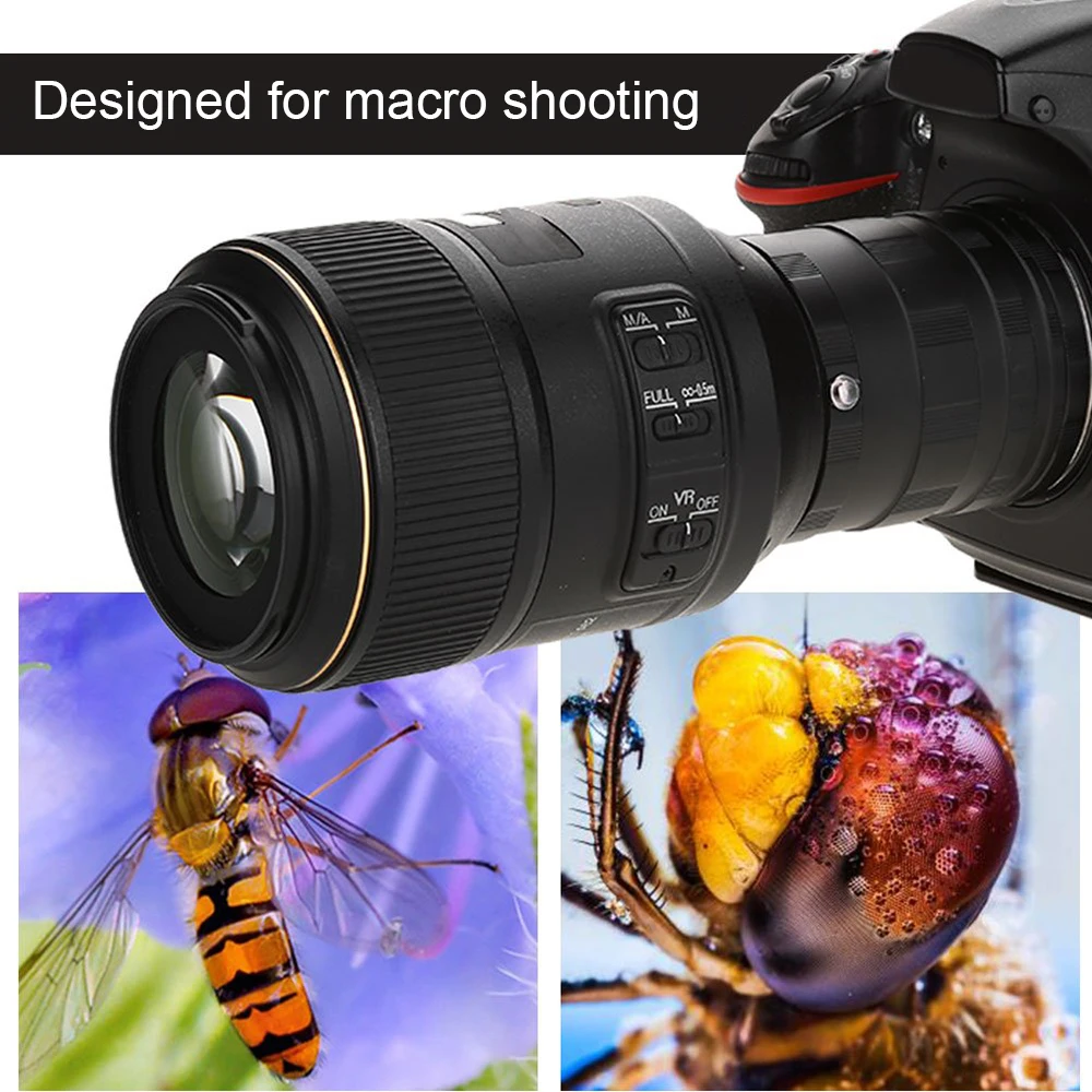 Макро Удлинительное Кольцо-адаптер для Canon EOS EF Mount 1100D 1200D 760D 750D 700D 650D 600D 60D 70D 100D 5diii
