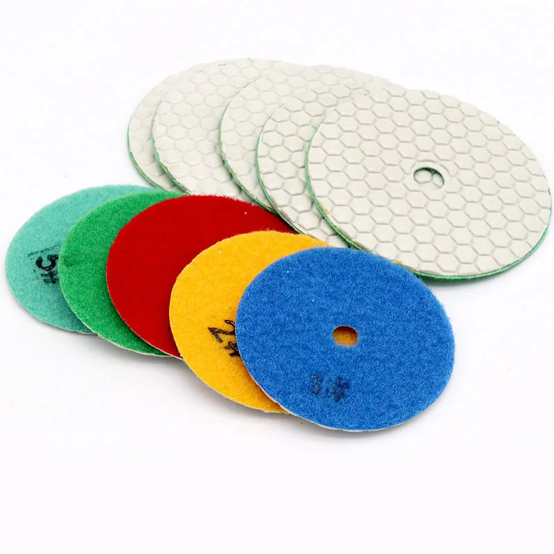 Высокое качество 3 шт 3/4 дюйма Алмазные полировальные колодки шлифовальный диск