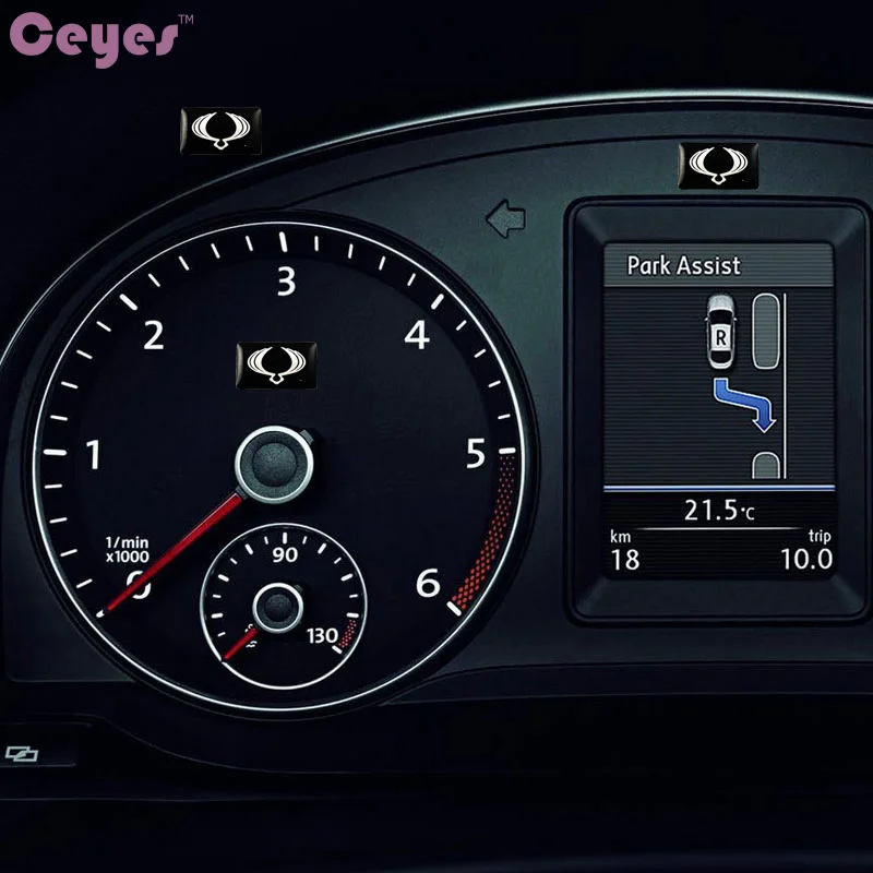 CEYES автостайлинг Автомобильные украшения эмблемы значок чехол для Ssangyong Kyron Rexton