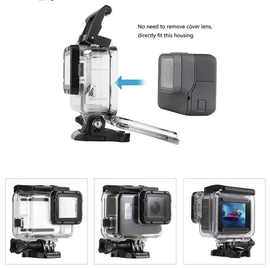 LANBEIKA для gopro hero 6 5 Touchbackdoor Дайвинг водонепроницаемый корпус Чехол 45 м для gopro hero 6 5 Go pro5 Gopro6 gopro hero 6