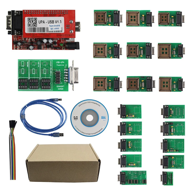 UPA USB программатор V1.3 с полным адаптером ECU Чип Tunning OBD2 Основной блок UPA-USB 1,3 UPA USB V1.3 диагностический инструмент