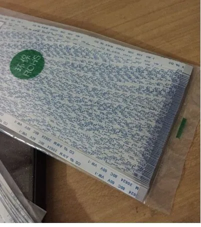 БЕСПЛАТНАЯ ДОСТАВКА FFC гибкий ленточный кабель питания Тип B AWM 20624 80C 60V 150mm 9 pin 1 25mm