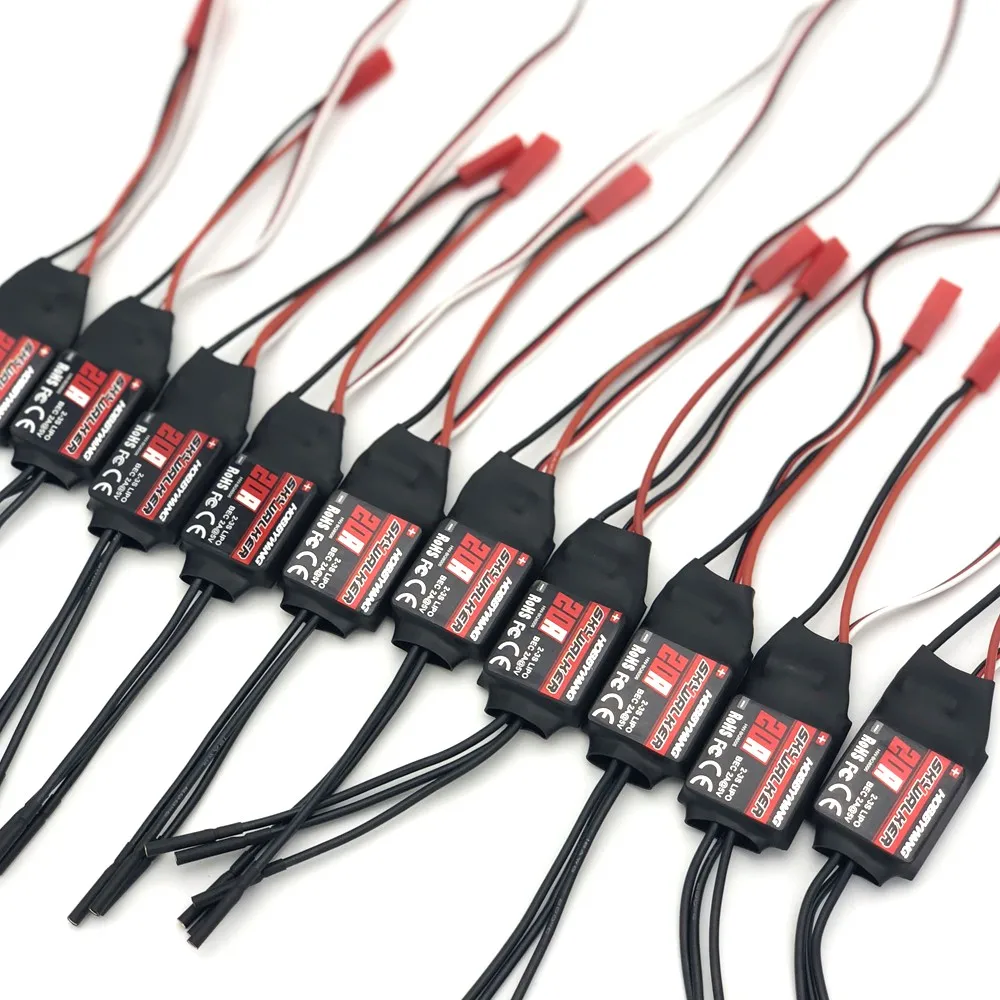 Hobbywing skywalker 20A 30A для мини 50 мм rc Самолет jet F16 F35 T45 T50 L39 F86 ME262 F18 viper|Детали и