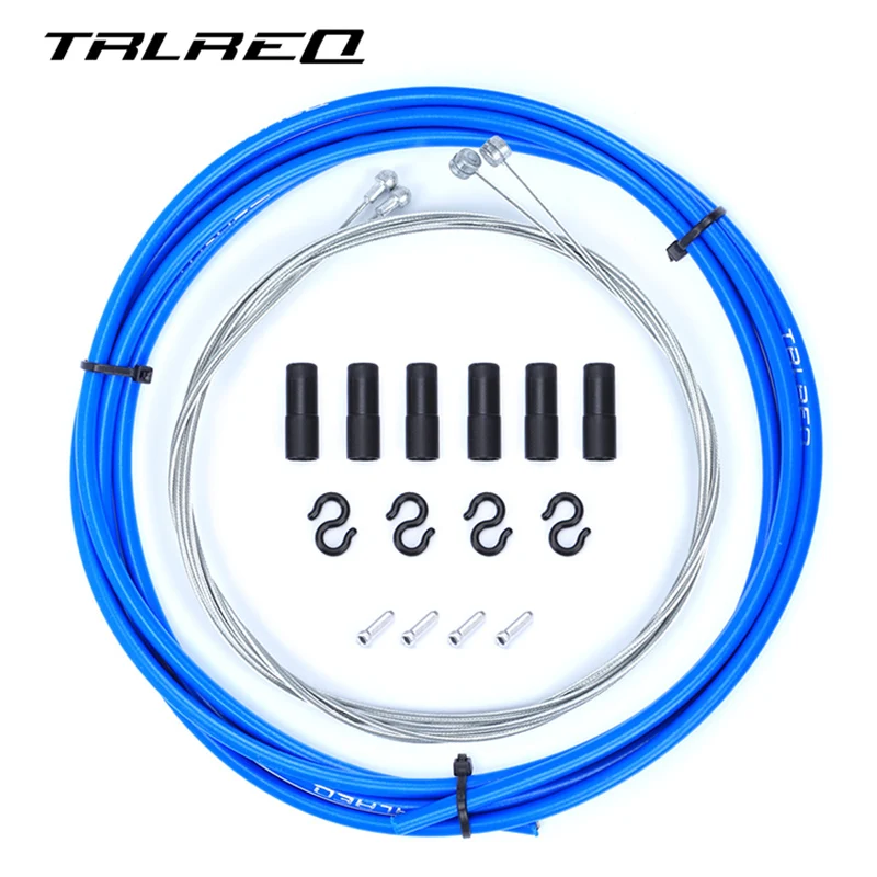 

MTB Bike Brake Line Tube Kits 5mm Mountain Road Bicycle Brake Cable 4mm Shift Gear Derailleur Kits Cycling Accessories