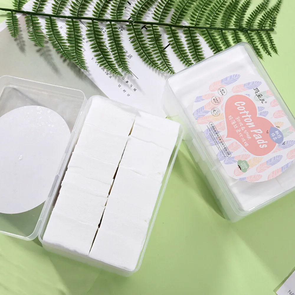 Новинка 1000 шт. натуральные хлопковые салфетки для макияжа лица спонж очищения