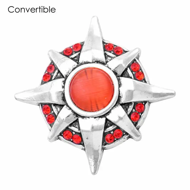 Rivca Камея Пентакль кристалл горный хрусталь Магнитная Брошь для женщин Винтажная