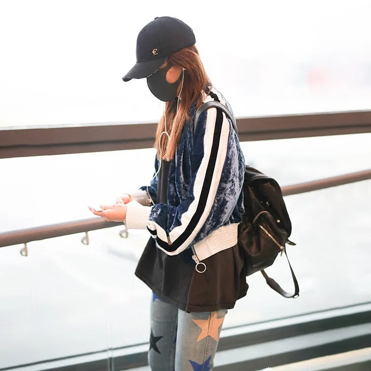New long sleeves short baseball star cowboy pants suit coat female E1029 autumn fashion | Женская одежда
