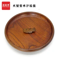 free shipping whole wood plate european japanese style durable crack control salad noodle soup cooking pasta pizza disc