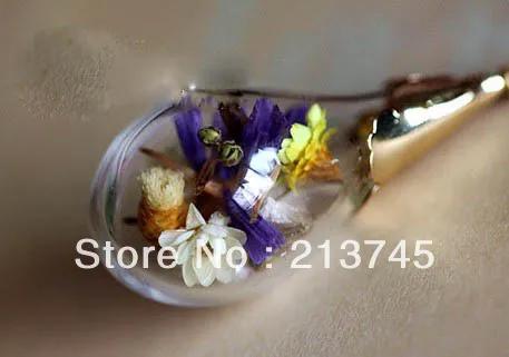 

2013 NEW Handcraft Tear Drop Shape Glass Cover Dome Setting DIY Jewelry Pendants 30*5mm with cap (choose the cap color you want)