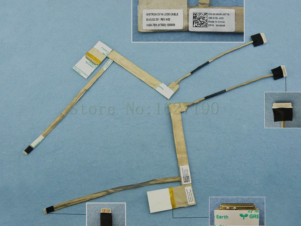 

Новый кабель для ноутбука DELL N4050 PN: 50,4 IU02.101 50,4 IU02.201 50,4 IU02.301, кабель для ноутбука LCD LVDS