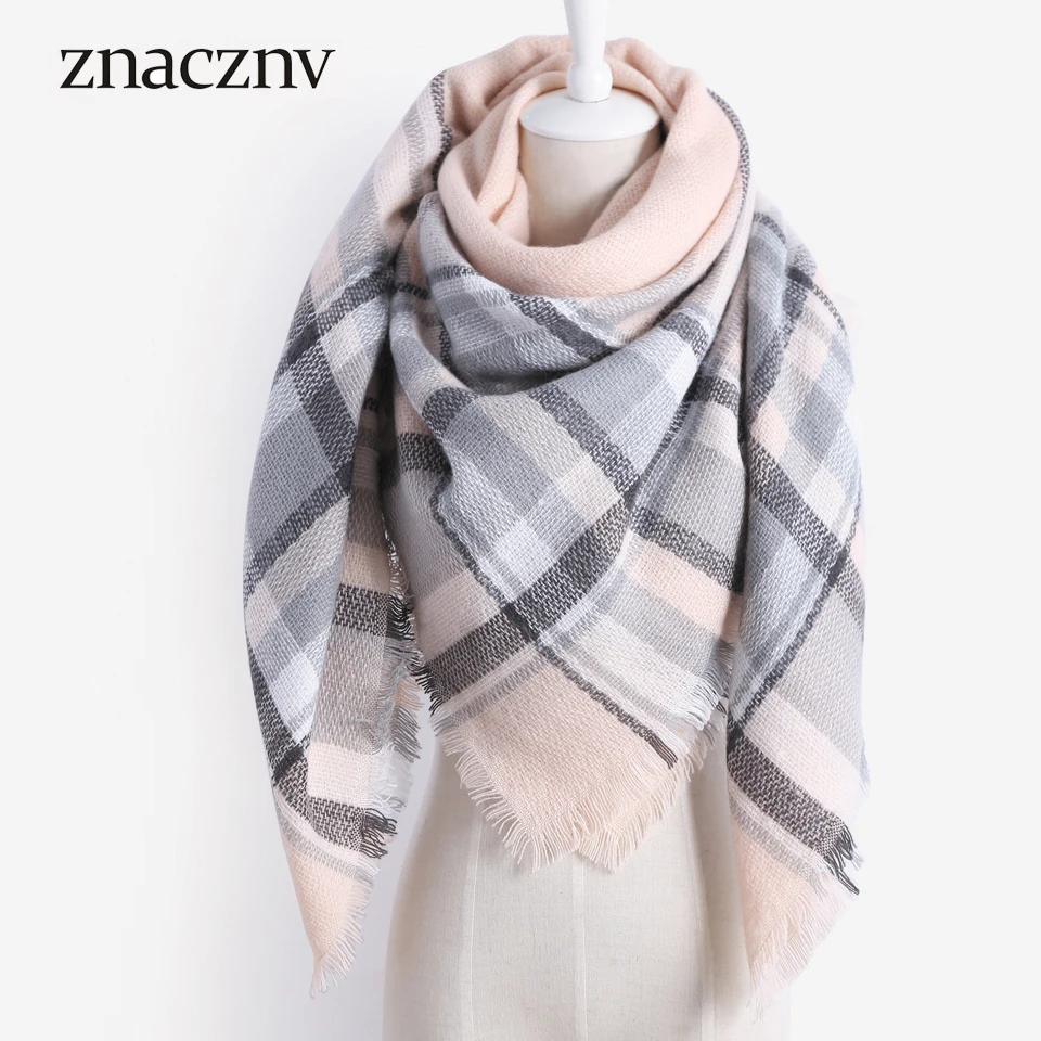 Зима 2018 новый дизайн люксовый бренд кашемир для женщин шарф женский плед шаль