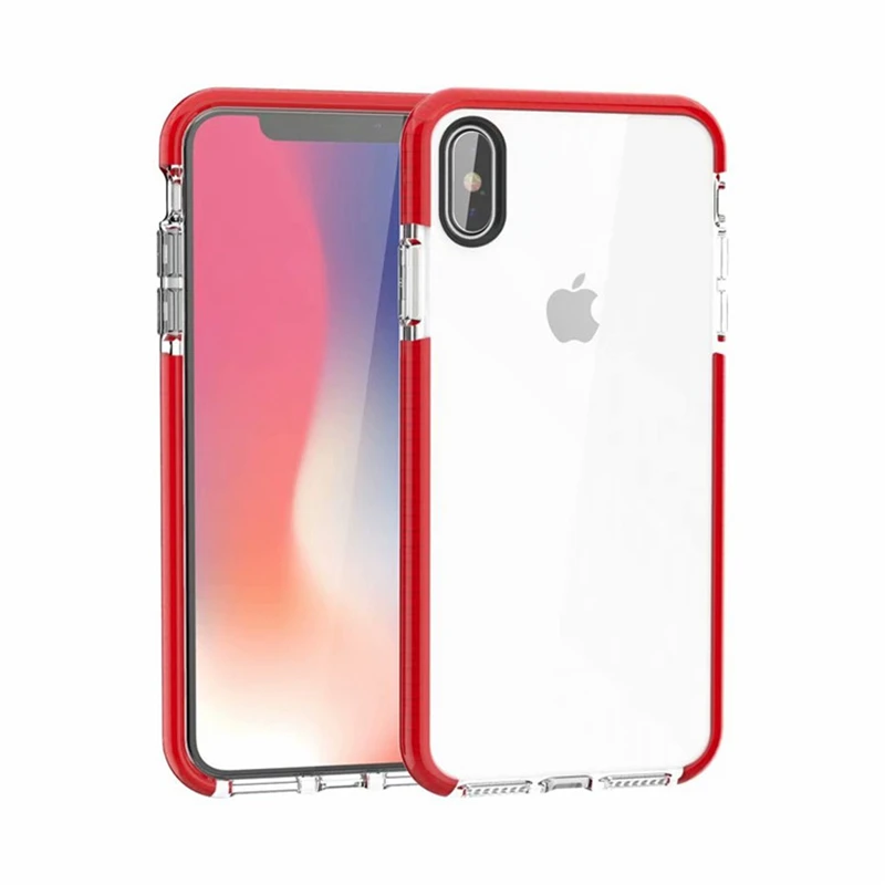 Двойной цветной прозрачный силиконовый чехол для Xiao mi Red mi Note 5 6 7 Pro Global Red mi 7 6A 6 pro мягкий чехол для Xiaomi mi 9 8 A2 Lite
